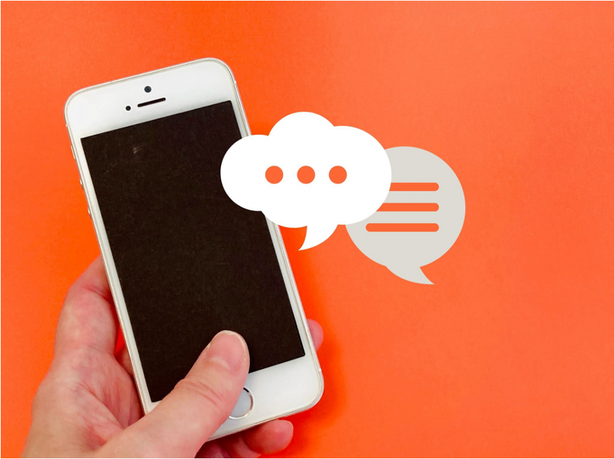 スマホと吹き出し